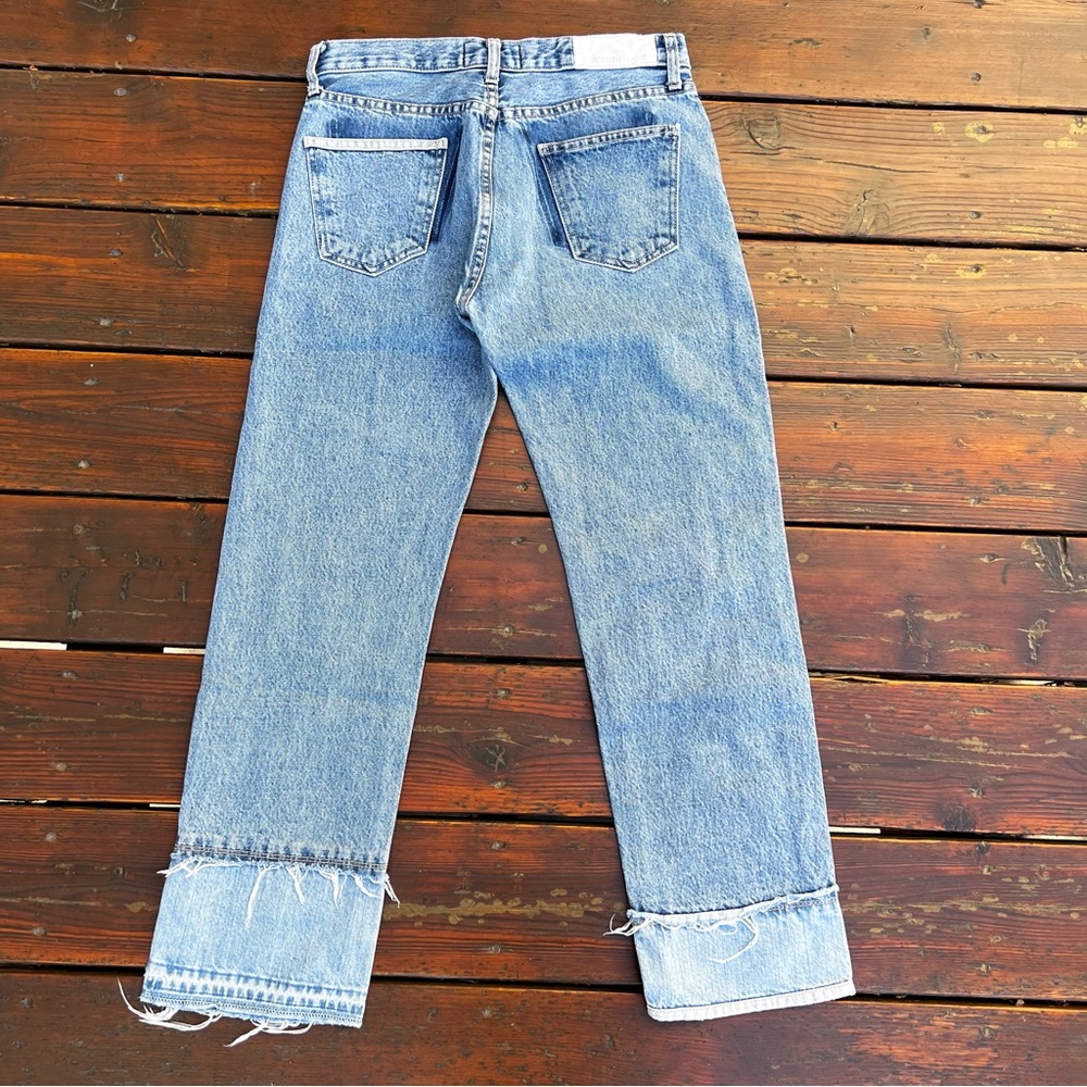 CURRENT ELLIOT FRAYED HEM HIGH RISE JEANS SIZE 26 - Picture 9 of 14